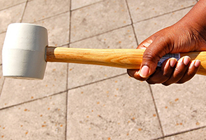 Photo 1 - 14 oz White Rubber Mallet